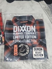 Dixxon Flannel Resist Flannel + Trucker Hat Bundle Lot Mens Size M