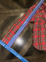 Pendleton Woolen Mills Red Plaid Burnside Flannel Shirt Button Up Lumberjack EUC
