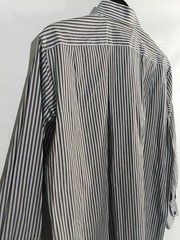 Lacoste Long Sleeve Button Down Vertical Striped Sz42 Large