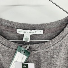Threads 4 Thought Men’s Gray Medium Long Sleeve Henley Shirt NWT