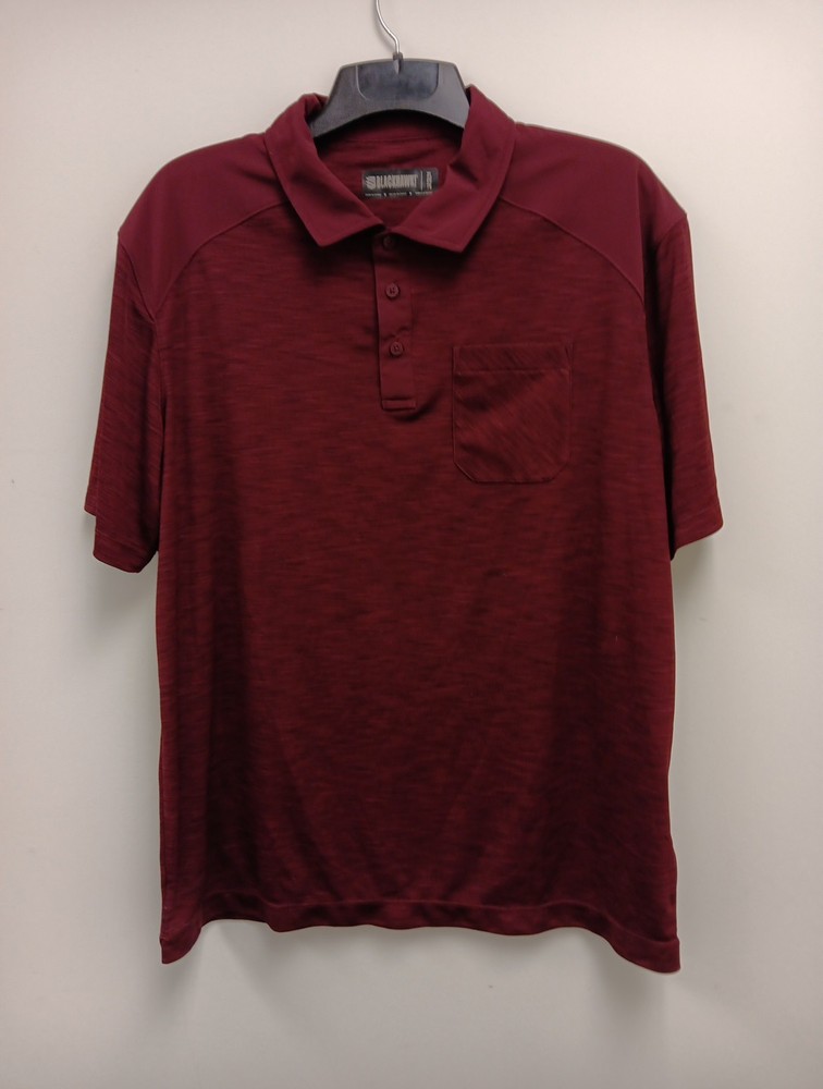 Blackhawk Warrior Wear Performance Polo Mens XL Maroon Short Sleeve Lightweight