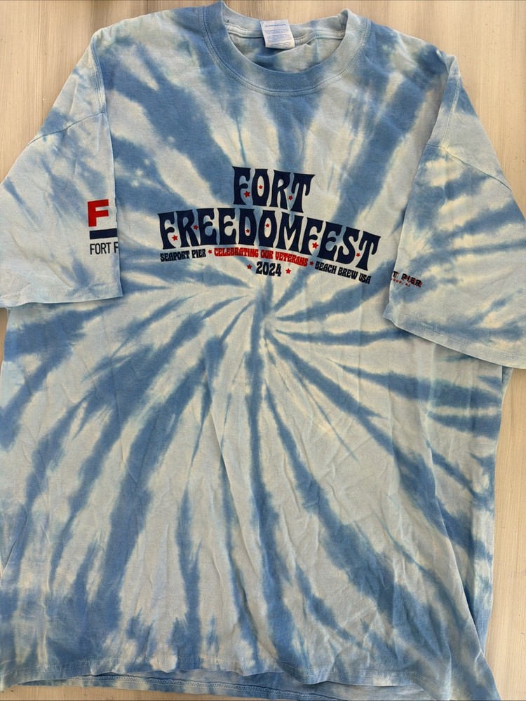North Wildwood NJ Seaport Pier Fort Freedom Men’s T Shirt Sz XL