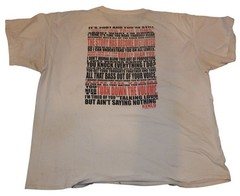 Vintage 2001 Kenlo Cash Money Records Players University T-Shirt XXL THRASHED
