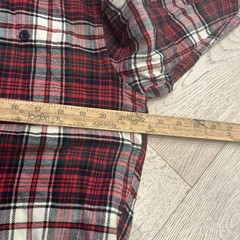 Pendleton Mens Medium The Hawthorne Red Plaid Button Up Shirt Long Sleeve