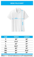 Retired Firefighter Chest Print Textured Polo Shirt