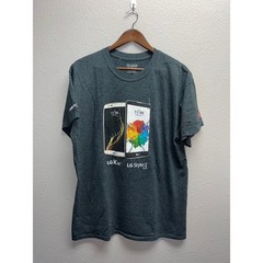 LG Phone Shirt LK K10 Stylo 2 Plus Metro PCS Phone Promo Graphic Tee Large