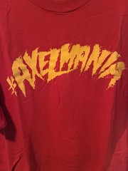 Rare WWE Curtis Axel Axelmania Shirt Mens XL Red WWF