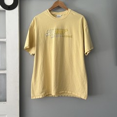 Subway Yellow T-Shirt ‘Play Hard Eat Fresh’ Little League Baseball Print Mens XL