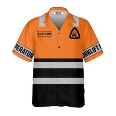 Personalized Forklift Driver Forklift Operator Apparel Hawaiian Shirt