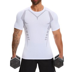 Men Compression Shirt Version Ionic Shaping Sleeveless Vest Sports Tank Top US