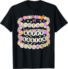Happy Easter Friendship Bracelets Easter Day Women T-Shirt 55