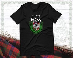 Scottish Clan Ross Surname Scotland Tartan and Clan Badge