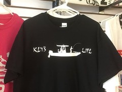 Keys Life Key West T shirt tee Unisex beach Fish fishing boat water Florida Keys