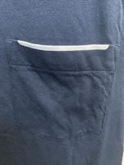 NEW French Connection Men’s Large Blue Pocket Tee T-Shirt NWT