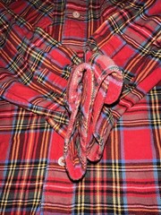 Pendleton Woolen Mills Red Plaid Burnside Flannel Shirt Button Up Lumberjack EUC