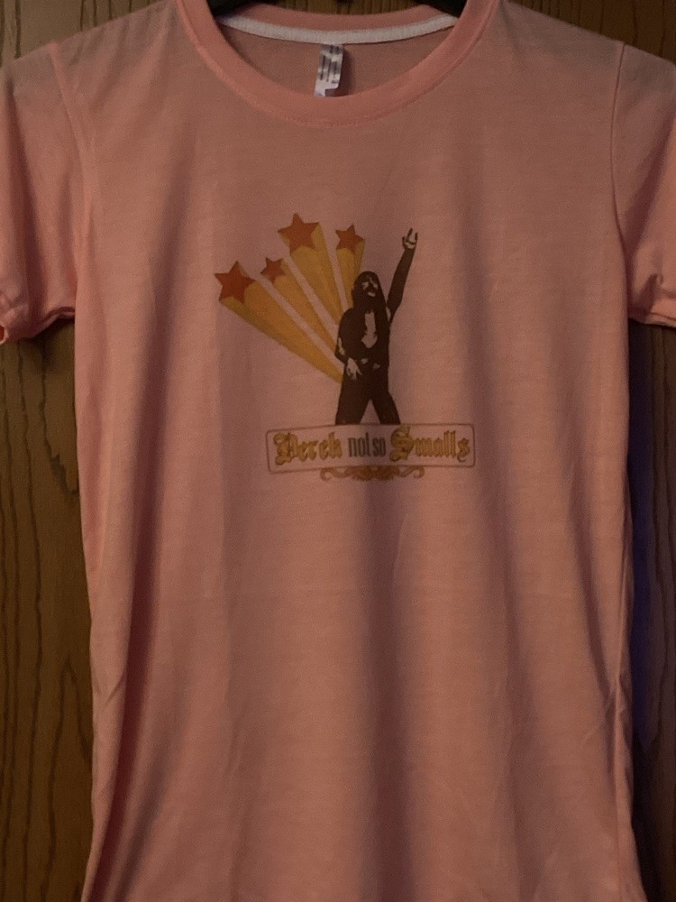 This Is Spinal Tap – Derek “Not So” Smalls – Peach Color Shirt – Polyster – S