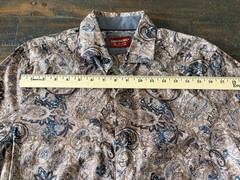 Consequence Paisley Long Sleeve Button Up Shirt Men’s Small Cotton Blend