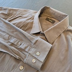 Theory Sylvain Precise 2 Mens Stretch Cotton Button Down Shirt Large 10774536