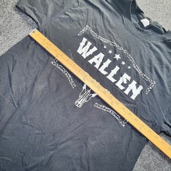 Morgan Wallen T-Shirt Mens Large Black The Dangerous Tour 2022 Graphic Tee