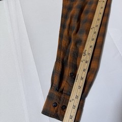 Toad & Co. Flannel, Plaid, Organic Cotton, Buttoned Down, Orange, Male, Medium