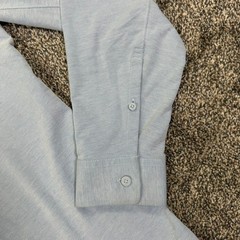 Lululemon Commission Long Sleeve Button Down Shirt Light Blue Men XL Casual Work