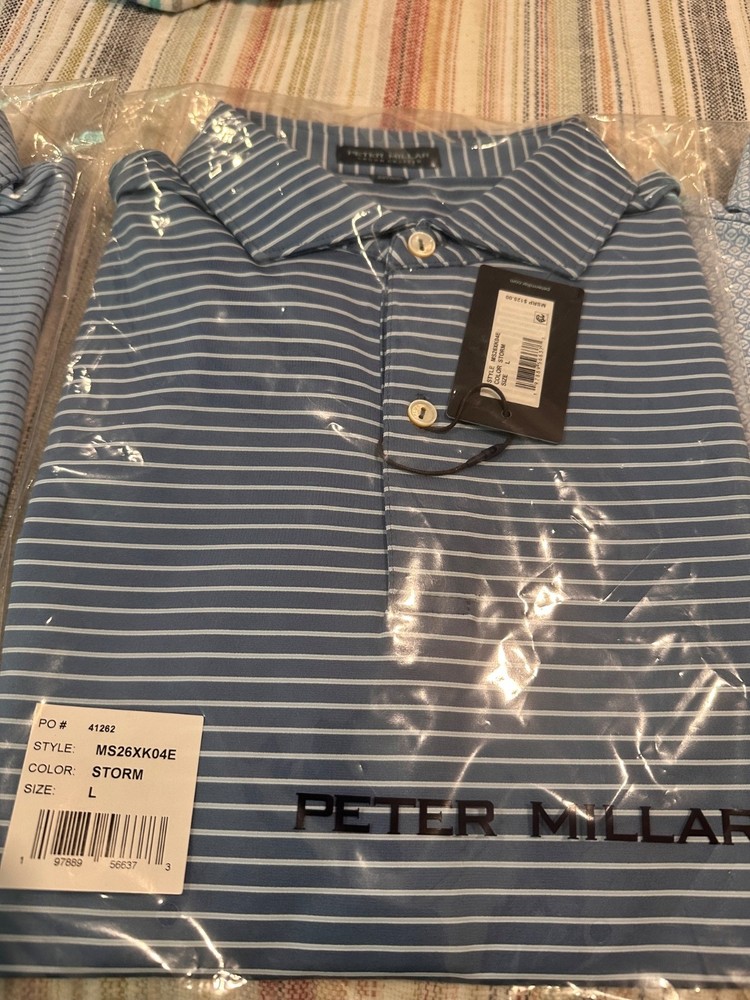 Peter Millar Crown Crafted Polo – Large – NWT