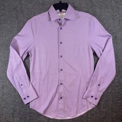 Con.Struct Shirt Mens 4 Way Stretch Slim Fit Quick Dry Wicking Purple Sz S NEW