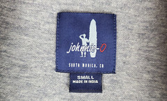 JOHNNIE-O Size Small Mens Blue 1/4 Zip Soft Cotton/Lyocell Pullover Sweatshirt