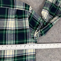 J Crew Mid Weight Flannel Button Up Shirt Long Sleeve Mens Small S