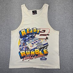 VTG Chase Authentics Rusty Wallace Ready 2 Rumble Tank Mens L NASCAR Miller Lite
