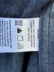 Pendleton Canyon Button Snap Shirt Wool Flannel Blue Mens Medium