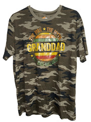 Sonoma T-Shirt Men’s LT Camouflage Grand Dad The Man Myth Bad Influence READ