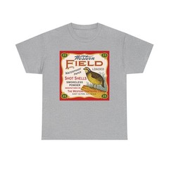 Western Field Shot Shells Vtg Quail Hunting Shotgun Cartridges Box Art T-Shirt