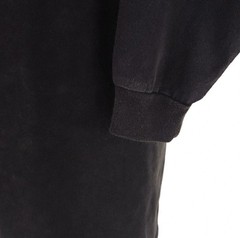 Polythene Optics Silver Stems Long Sleeve T-Shirt Size M Mens Black