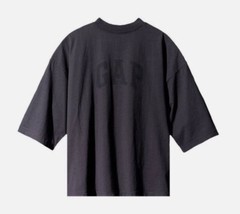 Yeezy Gap Engineered By Balenciaga 53 Dove 3/4 Sleeve Tee Dark Gray Medium