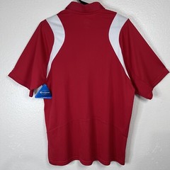 Champion Double Dry Red 1/4 Zip Pullover Golf Polo Shirt Size: M NWT