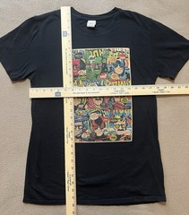 Gildan Marvel Stan Lee Comics Graphic Print T-Shirt Black Knit Men’s Size M