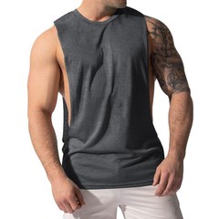 New Quick-Dry Solid Sleeveless Tee