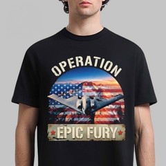 US Strike Iran War US Launch Forces Operation Epic Fury T-Shirt