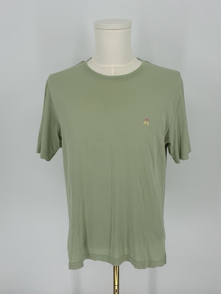 Brooks Brothers Medium M Shirt Men’s Soft Green Supima Cotton Pastel Spring Tee