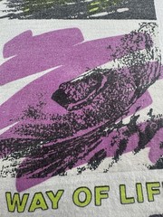 VTG 90s Surf Gear Body Boarding T-Shirt Mens XL X-Large Surf Beach Neon