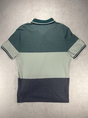 Original Penguin Munsingwear Mens Polo Shirt Green Colorblock Cotton