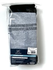 George Men’s Assorted A-Shirts, 6-Pack, Large, Black/Grey, L (42-44)
