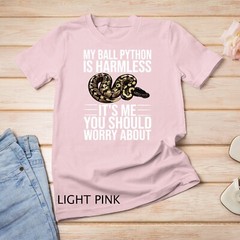 Funny Ball Python Design Snake Lover Men Women Boys Girls T-Shirt Unisex T-shirt