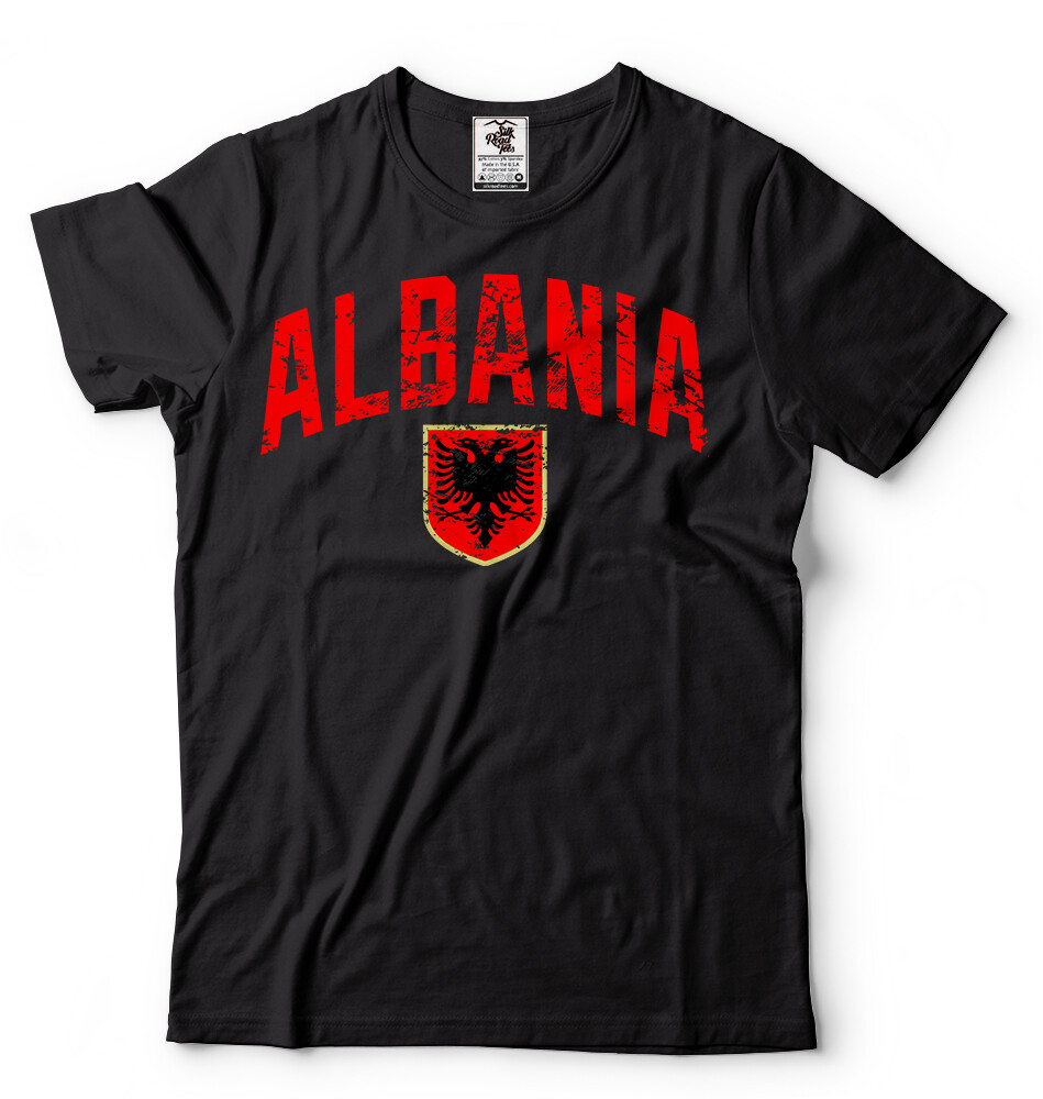 Albania T-shirt Mens Shirt Albanian eagle Shirt Shqiponja Symbol T-Shirt