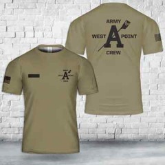 Custom Name US Army West Point Crew AOP Shirt 3D Full Print T-shirt Size S-5XL