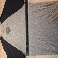 Harley-Davidson Men’s Performance Short Sleeve Colorblock Tee Gray L