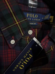 Polo Ralph Lauren Mens Tartan Plaid Sport Shirt in Multi Size M NWT