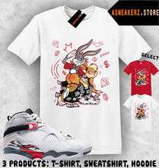 Tee Shirt Matching AJ 8 Bugs Bunny To Match Sneaker Bunny Slap Bugs Lola T-Shirt
