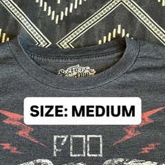 FOO FIGHTERS Thunder Eagle Licensed Alt Rock T-Shirt 2008. MEDIUM Preowned NV